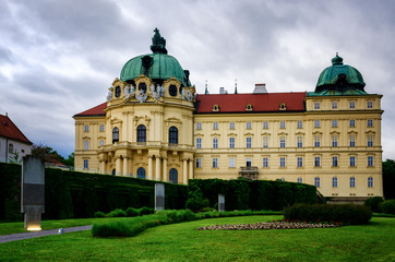 Fototapeta na wymiar Klosterneuburg monastery near Vienna, antique baroque abbey