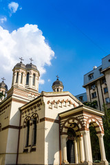 Obraz premium Traditional Cathedral building in Bucharest, Romanian