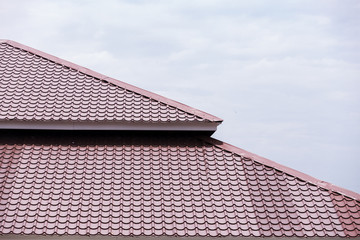 building construction home, roof metal cheese