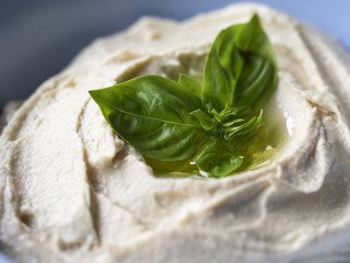 a traditional hummus