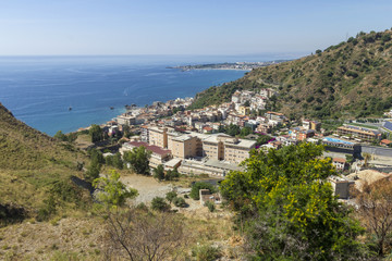 Fototapeta na wymiar The town of Taormina in Sicily, Italy
