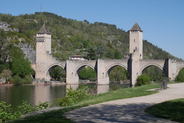 Fototapeta na wymiar Puente medieval en Francia