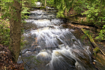 Mosquito River at Pictured Rocks National Lakeshore in the Upper Peninsula of Michigan