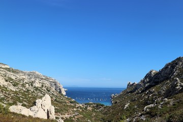 Fototapeta na wymiar Calanques de Marseille, France