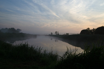 świt nad rzeką © Sabina