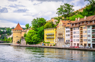 Beautiful river cityscape of Lucerne, Switzerland