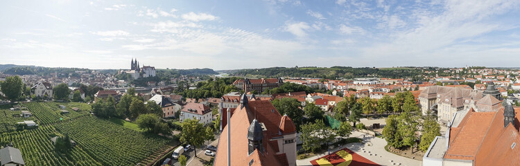 Fototapeta na wymiar Meissen, Albrechtsburg, Panorama