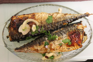 Mackerel at the stake