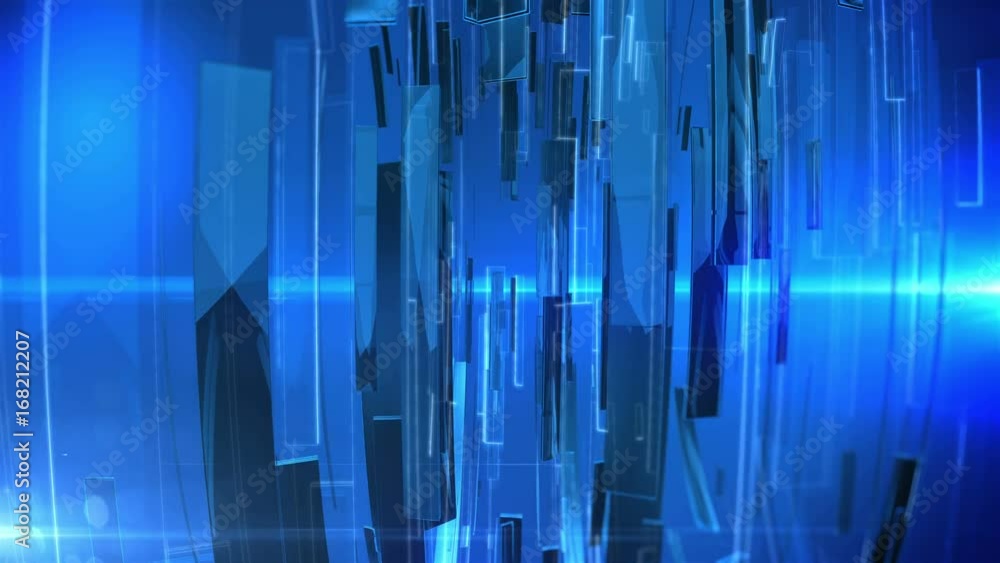 Poster abstract technology background with lens flare. depth of field.