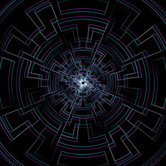 vector abstract geometry decoration.