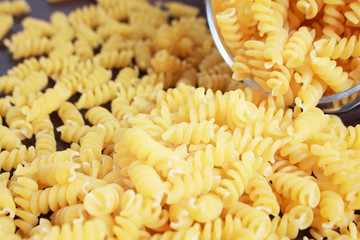 Italian Fusilli Macaroni Pasta