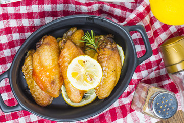 Roast chicken wings