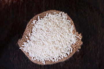 White Rice Cereal Grain Uncooked