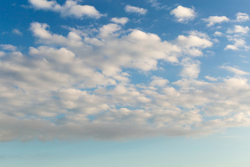 Clouds and blue sky background