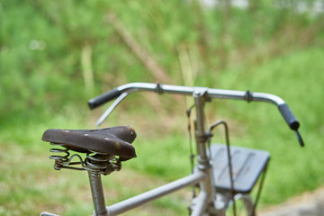 Fototapeta na wymiar Old vintage bikes are rare.