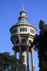 Fototapeta na wymiar Art Nouveau Water Tower, Margaret Island, Budapest, Hungary