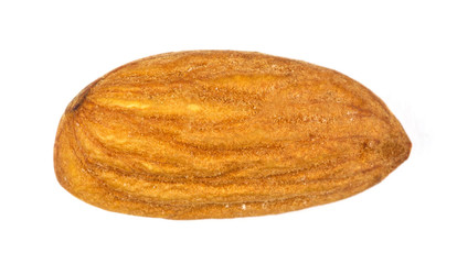 Almond on a white background