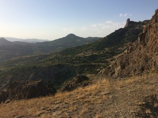 Obraz premium Mountains in the Crimea.