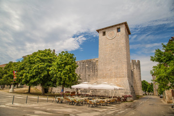 Fototapeta na wymiar das malerische Dorf Svetvincenat in Istrien, Kroatien 