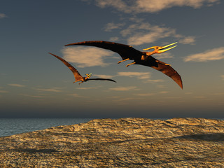 Pteranodones volando © anibal