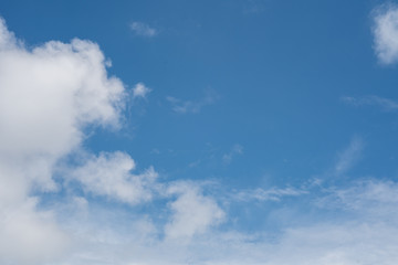 blue sky and cloud