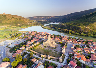 Svetitskhoveli cathedral in Mtskheta, Georgia.
