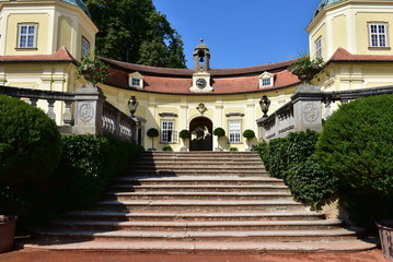 Fototapeta na wymiar Buchlovice castle in Czech republic