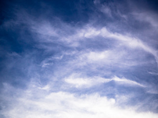 Obraz premium Blue sky with white cloud.