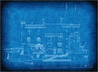 Fantasy Ancient Castle 3d render