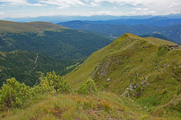 Landschaft in den Kärntner Nockbergen - Turracher Höhe