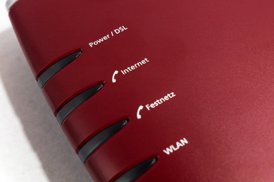 status led eines dsl modems