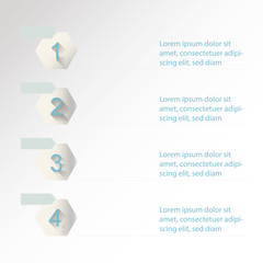 Info graphic template design, presentation text, vector illustration