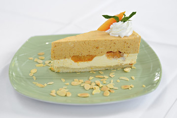 Beautifull sweet cake served