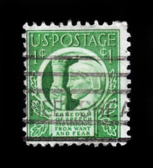 Liberty holding torch