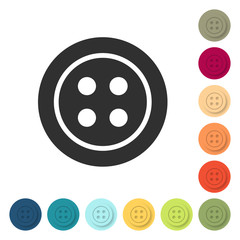 Farbige Buttons - Knopf