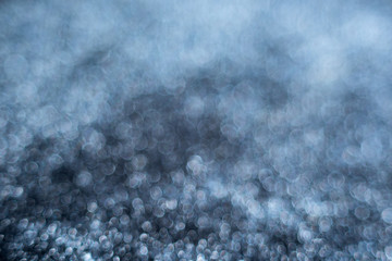 Blue abstract background with bokeh, photo