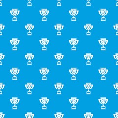 Cup pattern seamless blue