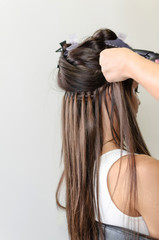 side view of hair extension © focusandblur
