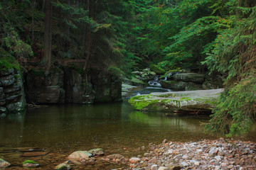 Potok Szklarka, Karkonosze © Grzegorz