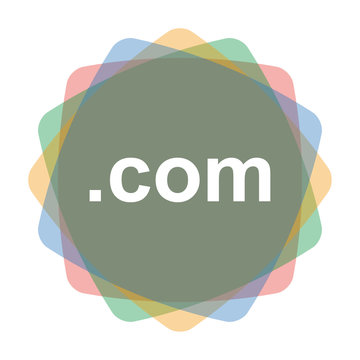 App Icon farbig .com Domain