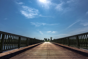 Obraz premium Holzbruecke