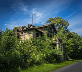 verfallenes Herrenhaus
