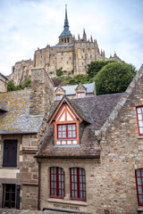 Naklejka premium Village du Mont Saint Michel