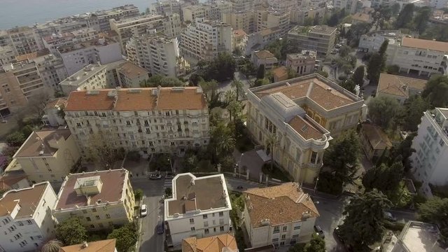 Beautiful apartment buildings standing on seacoast, resort city, French Riviera