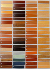 Wood palette sample material