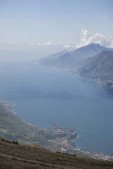 Fototapeta na wymiar View of Lago di Garda from Monte Baldo