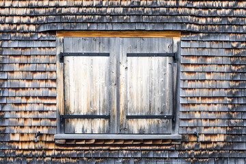 Vintage wooden window