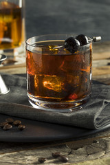 Homemade Boozy Coffee Old Fashioned