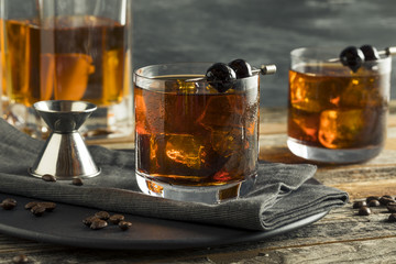 Homemade Boozy Coffee Old Fashioned