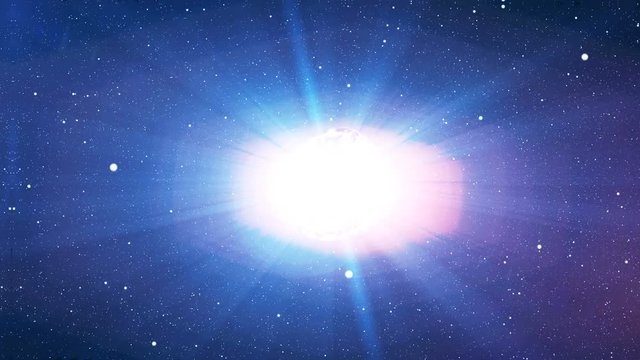 Abstract bing bang gaaxy in outer starfield space